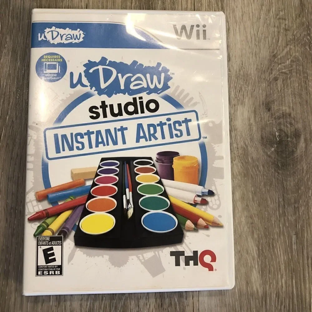 uDraw Studio: Instant Artist Wii Game Complete Case With Manual